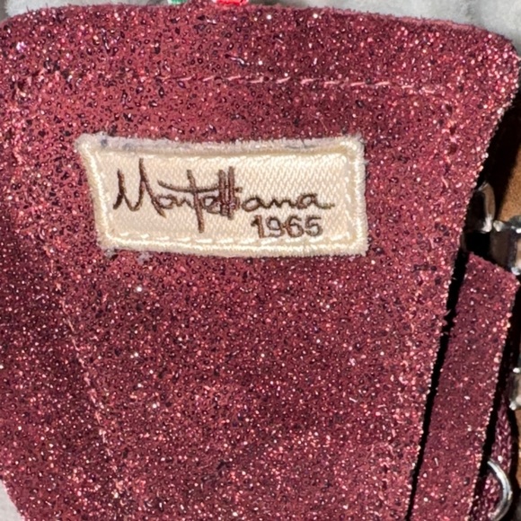 Women's Ankle Boots in Burgundy and Brown - Picture 11 of 14